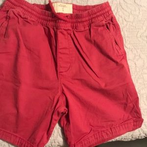 Red size small Hollister Beach Prep Fit Short